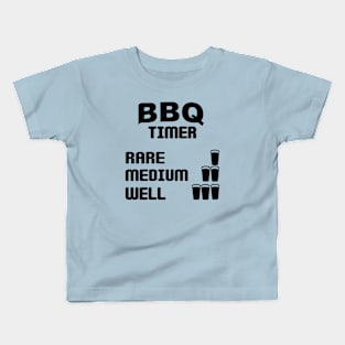 bbq time with beers Kids T-Shirt